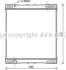 Ava Quality Cooling ME2261 - Radiators, Motora dzesēšanas sistēma www.autospares.lv