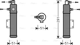 Ava Quality Cooling ME D201 - Sausinātājs, Kondicionieris www.autospares.lv