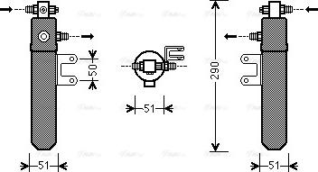 Ava Quality Cooling ME D229 - Sausinātājs, Kondicionieris www.autospares.lv