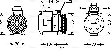 Ava Quality Cooling ME K189 - Kompresors, Gaisa kond. sistēma www.autospares.lv