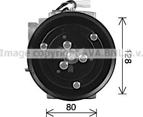 Ava Quality Cooling MEK342 - Kompresors, Gaisa kond. sistēma www.autospares.lv