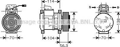 Ava Quality Cooling ME K227 - Kompresors, Gaisa kond. sistēma www.autospares.lv