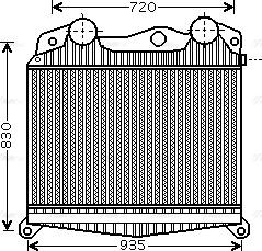 Ava Quality Cooling MN 4040 - Starpdzesētājs www.autospares.lv