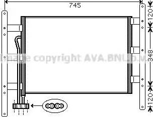 Ava Quality Cooling MN 5041 - Kondensators, Gaisa kond. sistēma www.autospares.lv