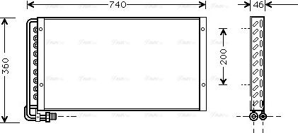 Ava Quality Cooling MN 5013 - Kondensators, Gaisa kond. sistēma www.autospares.lv