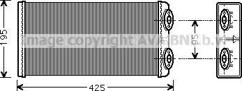 Ava Quality Cooling MN6029 - Siltummainis, Salona apsilde www.autospares.lv