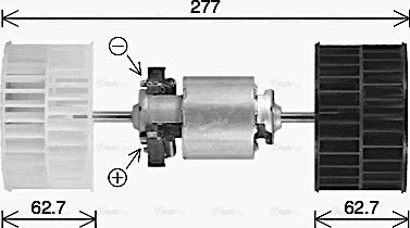 Ava Quality Cooling MN8139 - Salona ventilators www.autospares.lv