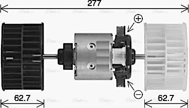 Ava Quality Cooling MN8138 - Salona ventilators www.autospares.lv