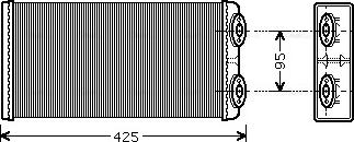 Ava Quality Cooling MNA6029 - Siltummainis, Salona apsilde www.autospares.lv