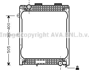 Ava Quality Cooling MNA2023 - Radiators, Motora dzesēšanas sistēma www.autospares.lv