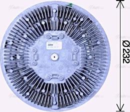 Ava Quality Cooling MNC077 - Sajūgs, Radiatora ventilators www.autospares.lv