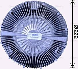 Ava Quality Cooling MNC104 - Sajūgs, Radiatora ventilators www.autospares.lv