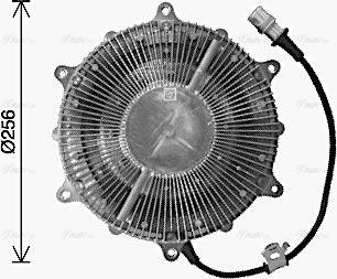 Ava Quality Cooling MNC131 - Sajūgs, Radiatora ventilators www.autospares.lv