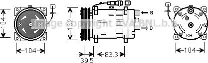 Ava Quality Cooling MNK047 - Kompresors, Gaisa kond. sistēma www.autospares.lv