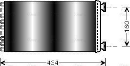 Ava Quality Cooling MN V021 - Iztvaikotājs, Gaisa kondicionēšanas sistēma www.autospares.lv