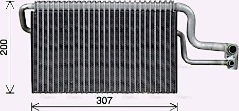 Ava Quality Cooling MNV116 - Evaporator, air conditioning www.autospares.lv