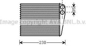 Ava Quality Cooling MS 6465 - Siltummainis, Salona apsilde www.autospares.lv