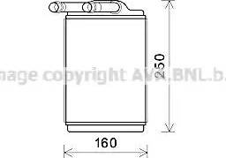 Ava Quality Cooling MS6680 - Siltummainis, Salona apsilde www.autospares.lv