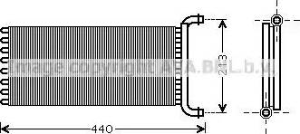 Ava Quality Cooling MS 6399 - Siltummainis, Salona apsilde www.autospares.lv