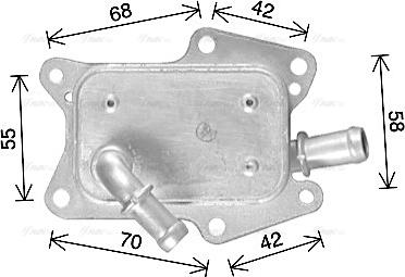 Ava Quality Cooling MS3750 - Eļļas radiators, Motoreļļa www.autospares.lv