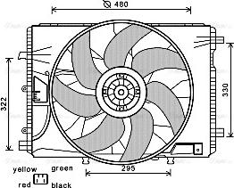 Ava Quality Cooling MS7522 - Ventilators, Motora dzesēšanas sistēma www.autospares.lv