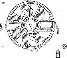 Ava Quality Cooling MS7656 - Ventilators, Motora dzesēšanas sistēma www.autospares.lv