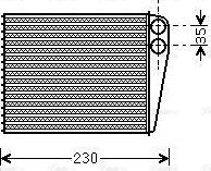 Ava Quality Cooling MSA6465 - Siltummainis, Salona apsilde www.autospares.lv