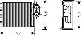 Ava Quality Cooling MSA6400 - Siltummainis, Salona apsilde www.autospares.lv