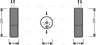 Ava Quality Cooling MS D053 - Sausinātājs, Kondicionieris www.autospares.lv