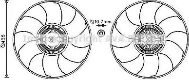 Ava Quality Cooling MSF603 - Ventilators, Motora dzesēšanas sistēma www.autospares.lv