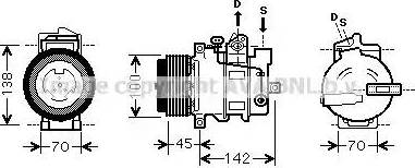 Ava Quality Cooling MS K430 - Kompresors, Gaisa kond. sistēma autospares.lv