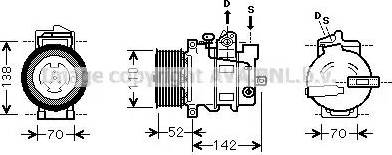 Ava Quality Cooling MSK590 - Kompresors, Gaisa kond. sistēma autospares.lv