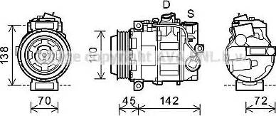 Ava Quality Cooling MSK586 - Kompresors, Gaisa kond. sistēma autospares.lv