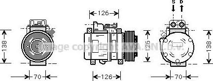 Ava Quality Cooling MS K084 - Kompresors, Gaisa kond. sistēma www.autospares.lv