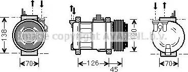 Ava Quality Cooling MS K276 - Kompresors, Gaisa kond. sistēma www.autospares.lv