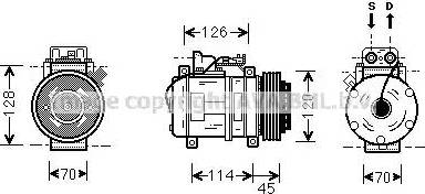 Ava Quality Cooling MS K278 - Kompresors, Gaisa kond. sistēma www.autospares.lv