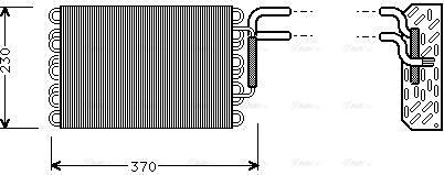 Ava Quality Cooling MS V002 - Iztvaikotājs, Gaisa kondicionēšanas sistēma www.autospares.lv