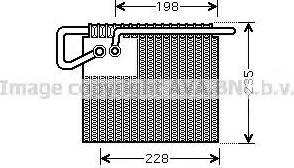 Ava Quality Cooling MS V397 - Evaporator, air conditioning www.autospares.lv