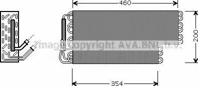 Ava Quality Cooling MS V384 - Iztvaikotājs, Gaisa kondicionēšanas sistēma www.autospares.lv