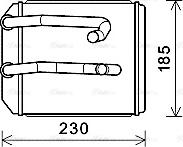 Ava Quality Cooling MT6260 - Siltummainis, Salona apsilde www.autospares.lv