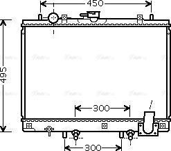 Ava Quality Cooling MT2192 - Radiators, Motora dzesēšanas sistēma www.autospares.lv