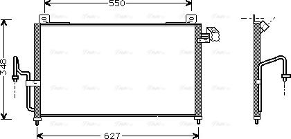 Ava Quality Cooling MZ 5147 - Kondensators, Gaisa kond. sistēma www.autospares.lv