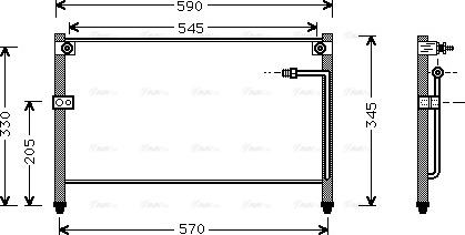 Ava Quality Cooling MZ 5118 - Kondensators, Gaisa kond. sistēma www.autospares.lv