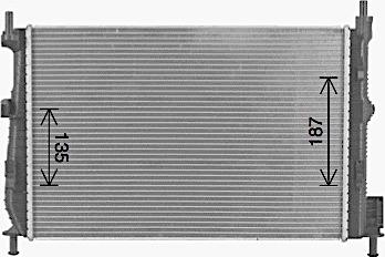 Ava Quality Cooling MZ2295 - Radiators, Motora dzesēšanas sistēma www.autospares.lv