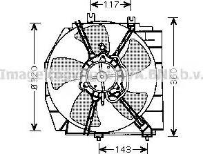 Ava Quality Cooling MZ 7514 - Ventilators, Motora dzesēšanas sistēma www.autospares.lv