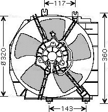 Ava Quality Cooling MZ 7513 - Ventilators, Motora dzesēšanas sistēma www.autospares.lv