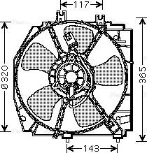 Ava Quality Cooling MZ 7521 - Ventilators, Motora dzesēšanas sistēma www.autospares.lv