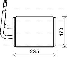 Ava Quality Cooling MZA6268 - Siltummainis, Salona apsilde www.autospares.lv