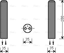 Ava Quality Cooling MZ D234 - Sausinātājs, Kondicionieris www.autospares.lv