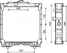 Ava Quality Cooling NH2031 - Radiators, Motora dzesēšanas sistēma www.autospares.lv